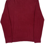 Tommy Hilfiger 1/4 Zip - Large Red Cotton