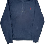 Polo By Ralph Lauren 1/4 Zip - 2XL Navy Cotton