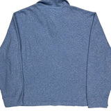 Polo By Ralph Lauren 1/4 Zip - Large Blue Cotton