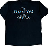 Single Stitch The Phantom Of The Opera Jerzees Band T-Shirt - XL Black Cotton