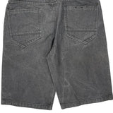 Southpole Denim Shorts - 34W 12L Grey Cotton