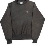 Reverse Weave Champion Sweatshirt - Small Gray Cotton