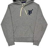 Polo By Ralph Lauren Hoodie - Large Gray Cotton Blend