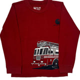 Age 7 Carhartt Long Sleeve T-Shirt - Small Red Cotton