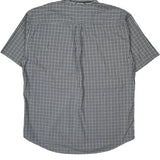 Tommy Hilfiger Checked Short Sleeve Shirt - XL Blue Cotton