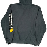Carhartt Spellout Hoodie - Large Gray Cotton