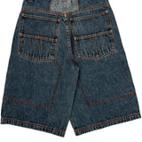 No Boundaries Graphic Denim Shorts - 24W US 2 Blue Cotton
