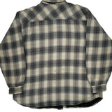 Levis Checked Overshirt - XL Beige Cotton