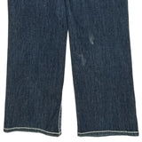 Unbranded Contrast Stitch Jeans - 35W US 10 Dark Wash Cotton