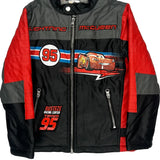 Age 5-6 Lightning Mcqueen Disney Cartoon Jacket - XS Black Polyester
