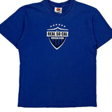 Real So Cal Soccer Club Nike Football T-Shirt - Large Blue Cotton