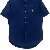 Ralph Lauren Short Sleeve Shirt - Small Blue Cotton