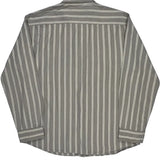 Levis Striped Shirt - XL Gray Cotton