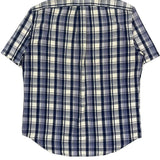 Blaire Ralph Lauren Checked Short Sleeve Shirt - Large Blue Cotton