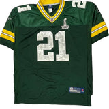 Green Bay Packers Reebok Nfl Football Jersey - 2XL Yellow Polyester