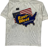 East-West Ambassadors Union Jacks Football Shirt - Large White Cotton