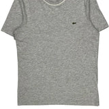 Lacoste T-Shirt - Small Gray Cotton