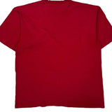 Chaps Ralph Lauren Spellout T-Shirt - Large Red Cotton