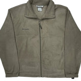 Columbia Fleece Jacket - XL Gray Polyester