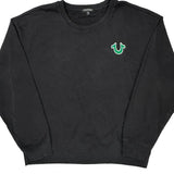 True Religion Graphic Long Sleeve T-Shirt - XL Black Cotton
