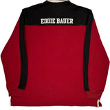 Sport Shop Seattle Eddie Bauer Spellout Rugby Shirt - XL White Cotton