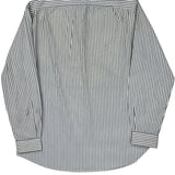Polo By Ralph Lauren Striped Shirt - Large Blue Cotton