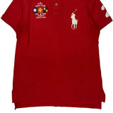 Yacht Club Big Pony Polo By Ralph Lauren Polo Shirt - Large Red Cotton
