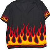 Chevrolet Logo In Gear Graphic Hawaiian Shirt - 2XL Black Cotton