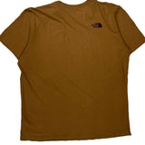 The North Face Graphic T-Shirt - XL Brown Cotton