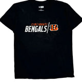 Cincinnati Bengals Nfl T-Shirt - Large Black Cotton