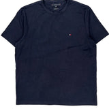 Tommy Hilfiger T-Shirt - Large Navy Cotton