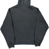 Nike Hoodie - Large Grey Cotton Blend