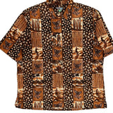 Reyn Spooner Hawaiian Shirt - Large Multicoloured Cotton