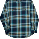 Bridger Pendleton Checked Flannel Shirt - Medium Grey Cotton