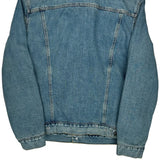 Levis Sherpa Lined Denim Jacket - Large Blue Denim