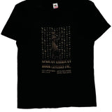 African American Book Centers Inc. Fruit Of The Loom Single Stitch T-Shirt - Large Black Cotton