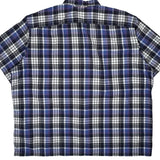 Polo By Ralph Lauren Checked Short Sleeve Shirt - XL Blue Cotton