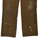 Dickies Carpenter Trousers - 34W 31L Brown Cotton