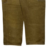 Carhartt Double Knee Carpenter Pants - 34W 28L Brown Cotton