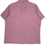 Unbranded Short Sleeve Shirt - XL Pink Linen