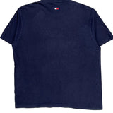 Tommy Hilfiger Spellout T-Shirt - Large Navy Cotton