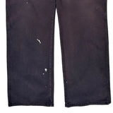 Dickies Carpenter Trousers - 37W 32L Black Cotton