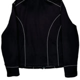 Harley Davidson Contrast Stitch Hoodie - XL Black Polyester