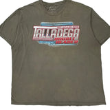 Talladega Superspeedway Fanatics Nascar T-Shirt - 2XL Gray Cotton