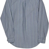 Ralph Lauren Striped Shirt - Large Blue Cotton