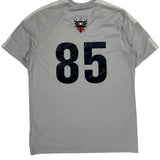 D.C. United Adidas Football Shirt - Large Grey Polyester
