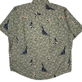 Crossings Short Sleeve Shirt - Large Multicoloured Cotton