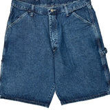 Wrangler Carpenter Shorts - 34W 10L Blue Cotton