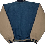An Encore Network Starz Varsity Jacket - XL Beige Denim