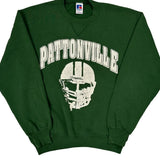 Made In USA Russell Athletic College Sweatshirt - Medium Green Cotton